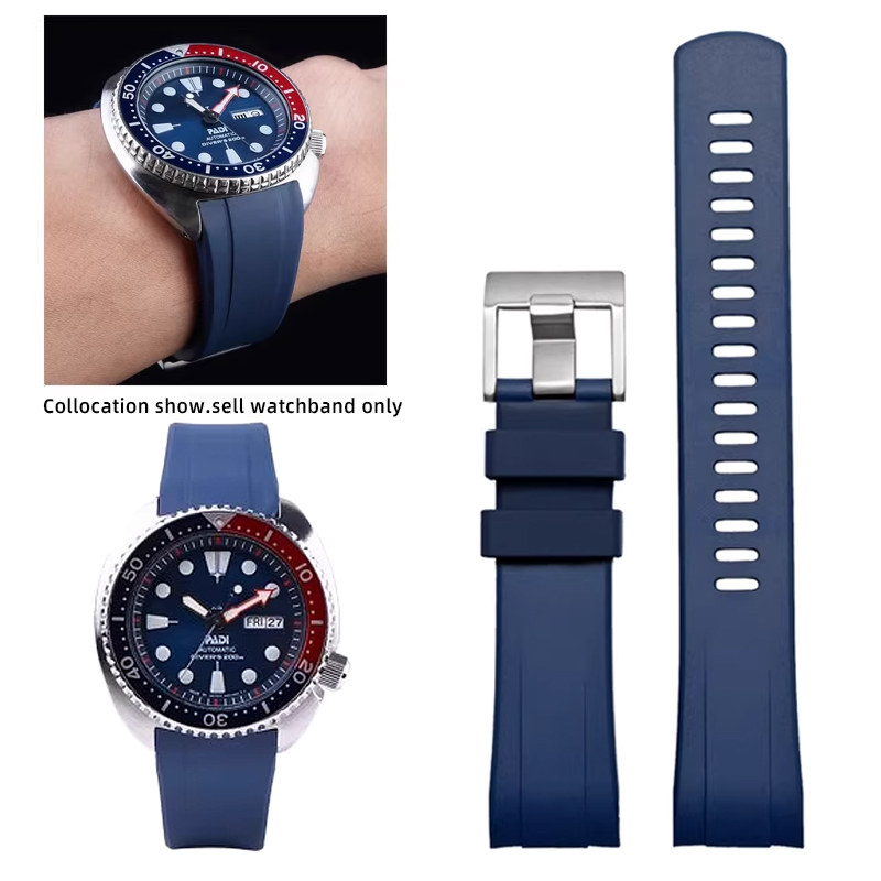 Seiko Watch Prospex - FKM 시계 밴드 세이코 PROSPEX PADI