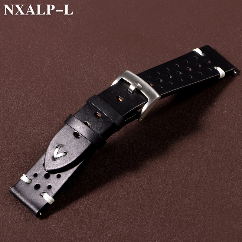 레트로 오일 왁스 변색 가죽 시계 스트랩 20mm 22 - Nato Strap Nylon 리뷰 및 가격