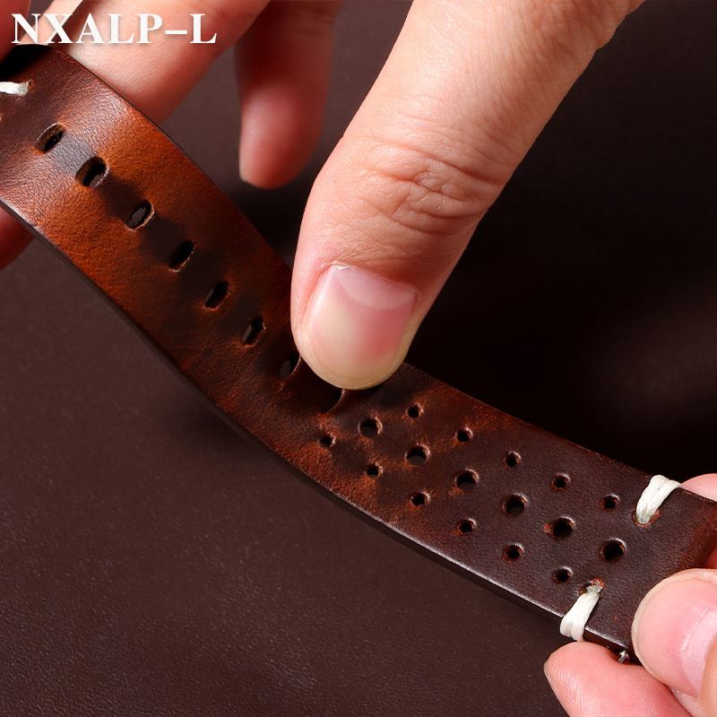 레트로 오일 왁스 변색 가죽 시계 스트랩 20mm 22 - Nato Strap Nylon 리뷰 및 가격