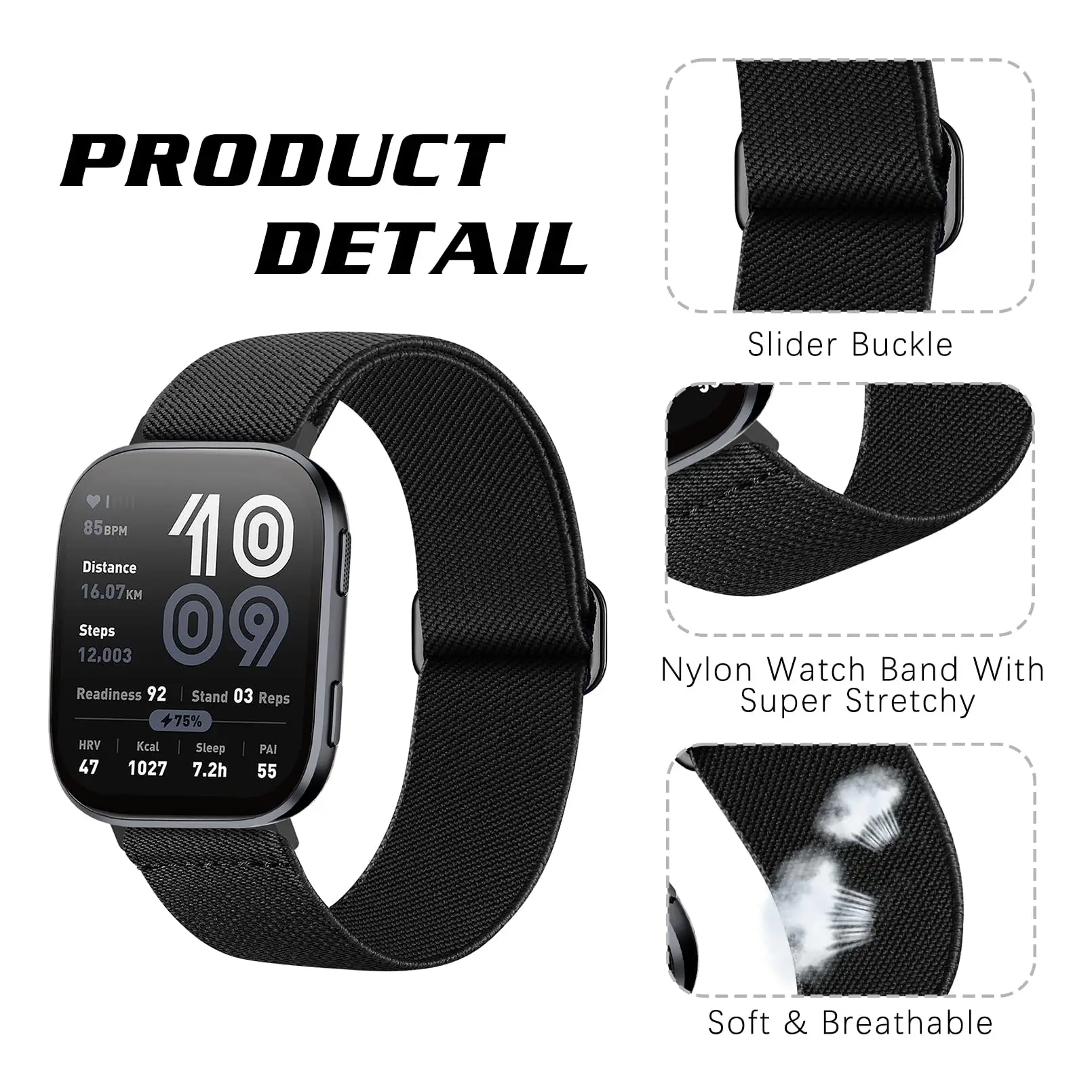 Amazfit GTS 4/3/2/Mini/GTR 4/3 - Nato Strap Nylon 리뷰 및 가격