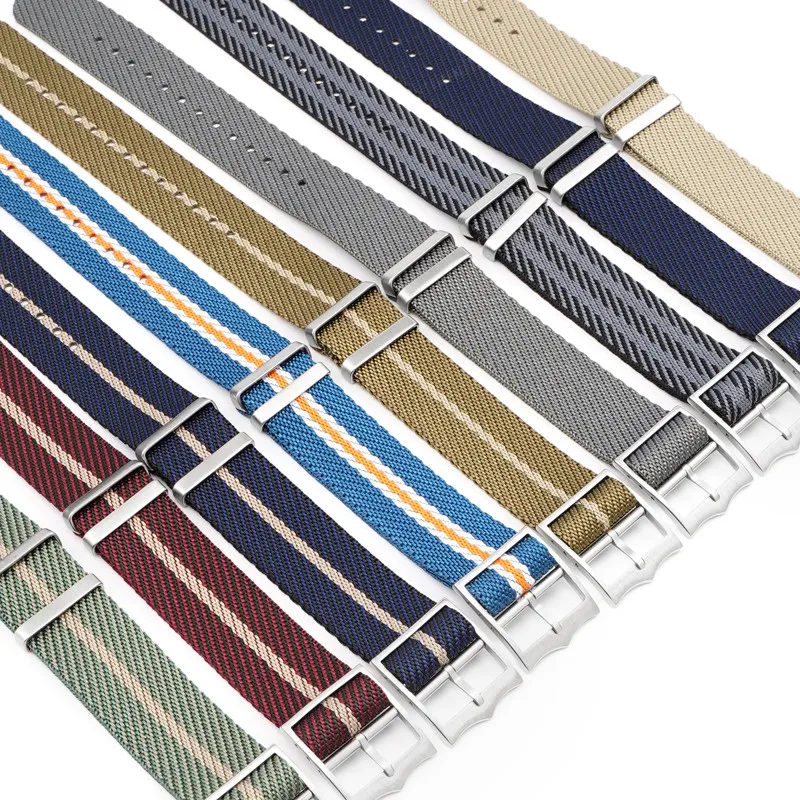 20mm 22mm 직조 캔버스 나일론 스트랩 남자 군사 - Nato Strap Nylon 리뷰 및 가격