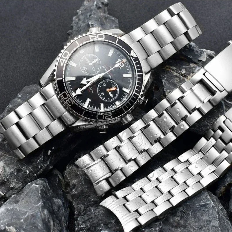 904L 스테인레스 스틸 시계 밴드 18mm 20mm  - Omega Watch Speedmaster 리뷰 및 가격