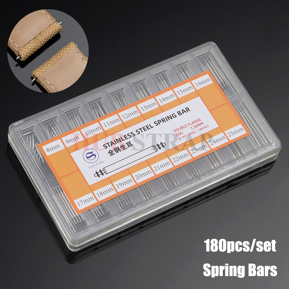 180개/세트 스테인리스 스틸 1.3mm 스프링 바 8 - Spring Bar Tool Set 리뷰 및 가격